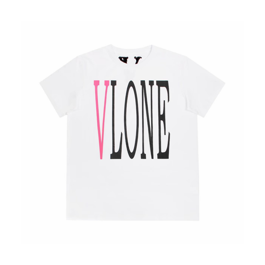 VLONE Staple Tee White Pink