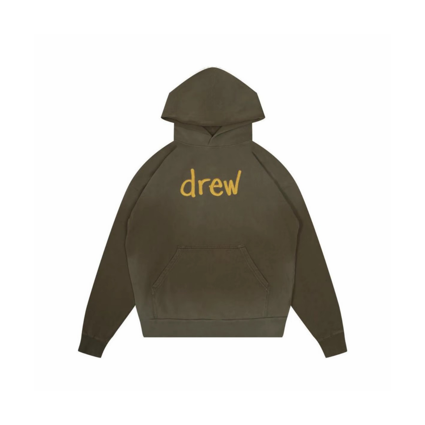 Drew House Scribble Oversized Hoodie Faded Olive