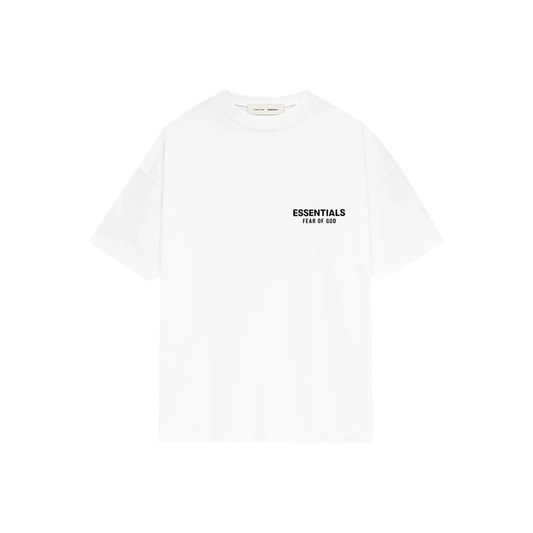 Fear of God Essentials Classic Fit Tee Bright White SS25