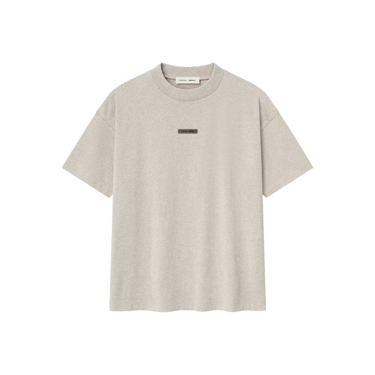 Fear of God Essentials Classic Tee Heather Stone SS25