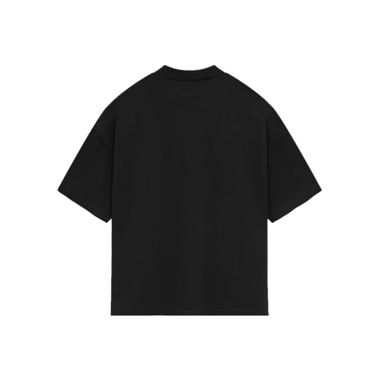 Fear of God Essentials Heavy Jersey Tee Jet Black FW23