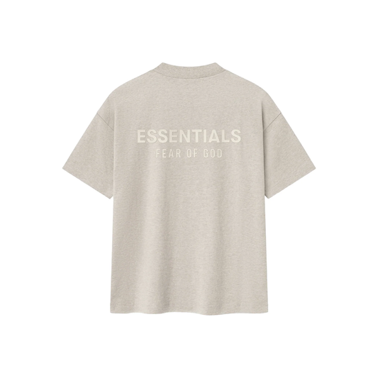 Fear of God Essentials Classic Tee Heather Stone SS25
