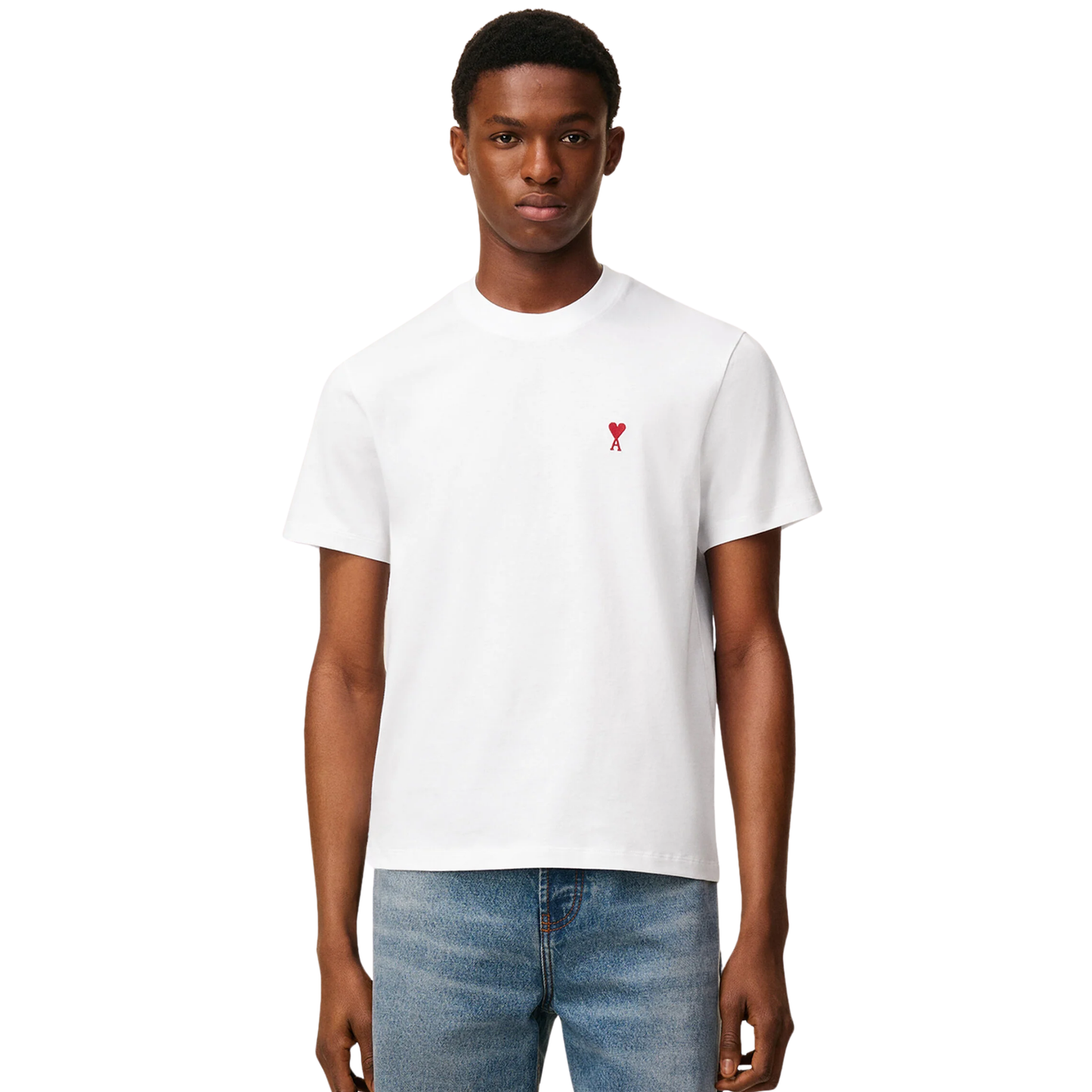 AMI PARIS Ami De Coeur Boxy Fit Tee White