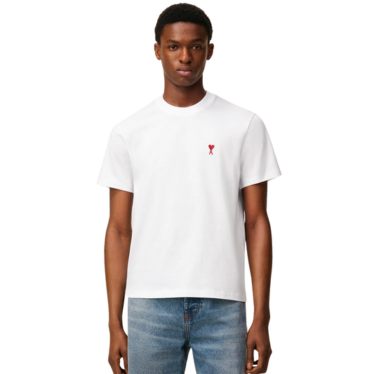 AMI PARIS Ami De Coeur Boxy Fit Tee White
