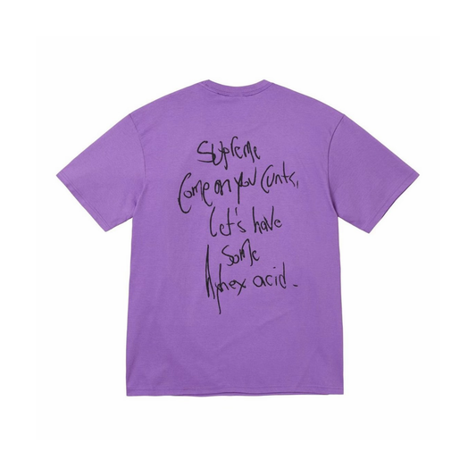 Supreme x Aphex Twin Windowlicker Tee Purple SS25