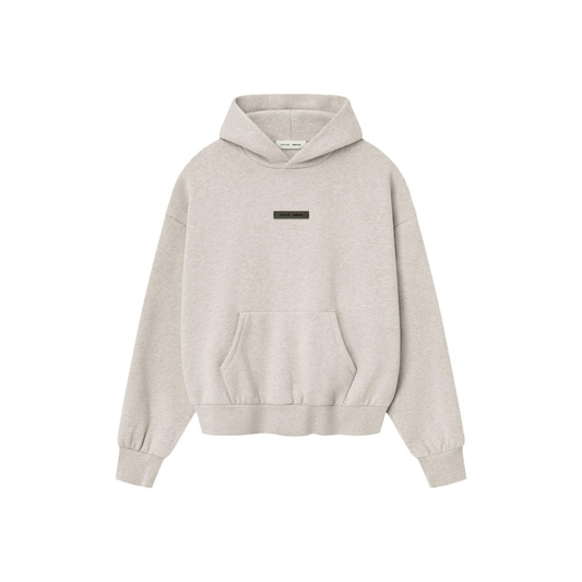 Fear of God Essentials Classic Fleece Hoodie Heather Stone SS25