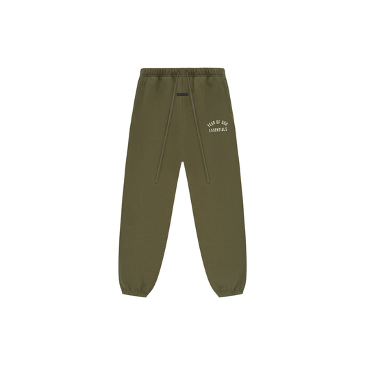 Fear of God Essentials Fleece Sweatpants Military FW24