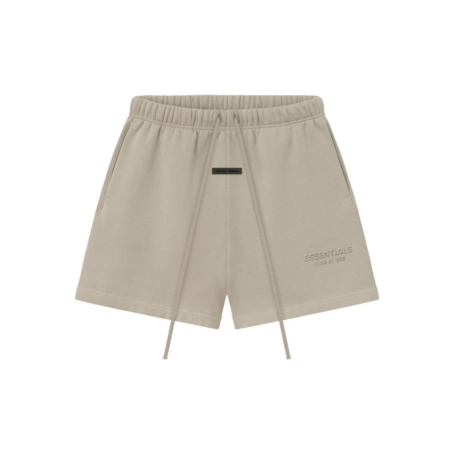 Fear of God Essentials Soccer Fleece Shorts Timber SS25