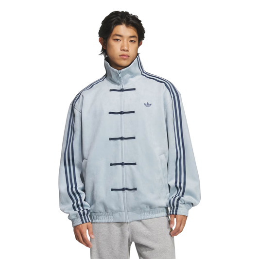Adidas New Chinese Style Track Top Ash Grey Model Front