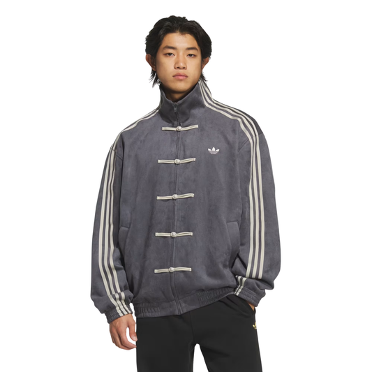 Adidas New Chinese Style Track Top Grey Six Model Front