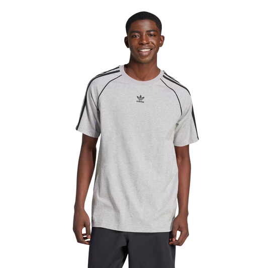 Adidas SST Tee Medium Grey Heather IR9455 Model Front