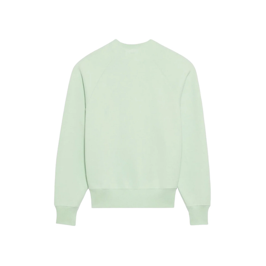AMI PARIS ADC Tonal Boxy Fit Crewneck Aqua SS22 Back