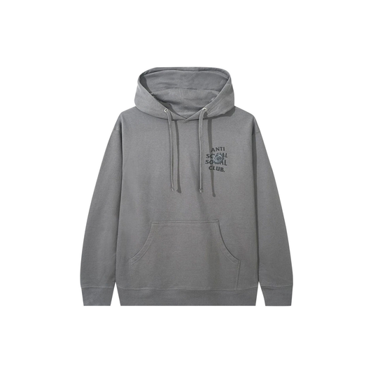 Anti Social Social Club Bat Emoji Hoodie Charcoal Front