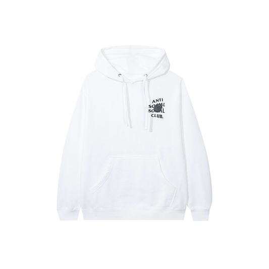 Anti Social Social Club Bat Emoji Hoodie White Front