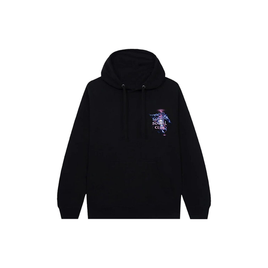 Anti Social Social Club Bolt From The Blue Hoodie Black Front