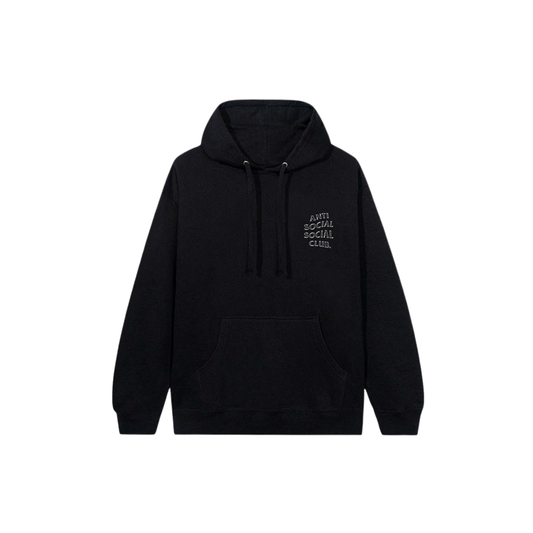 Anti Social Social Club Burnout Hoodie Black Front