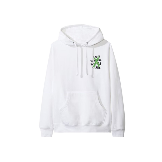 Anti Social Social Club Cancelled Remix Hoodie White Front