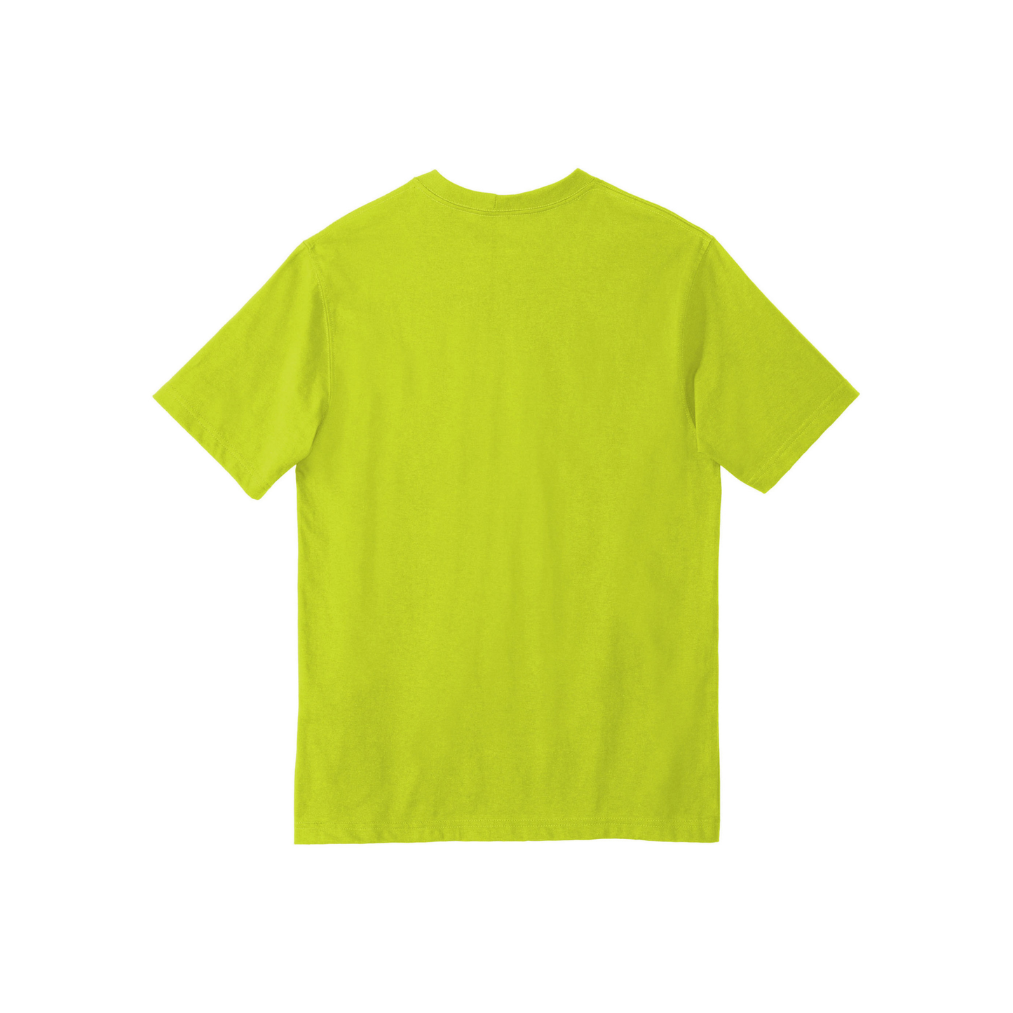 Carhartt K87 Heavyweight Pocket Tee Brite Lime Back
