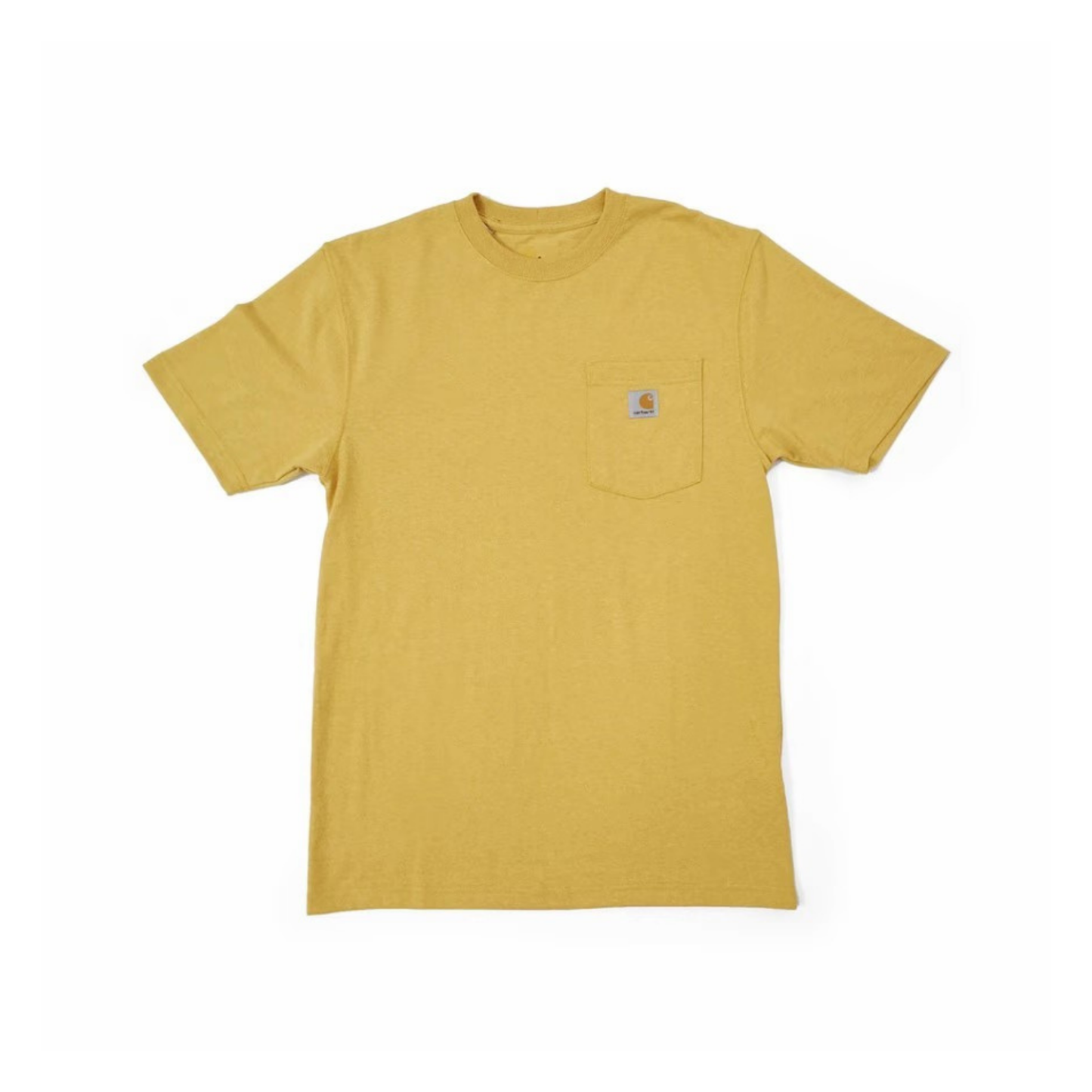 Carhartt K87 Heavyweight Pocket Tee Dijon Heather Front