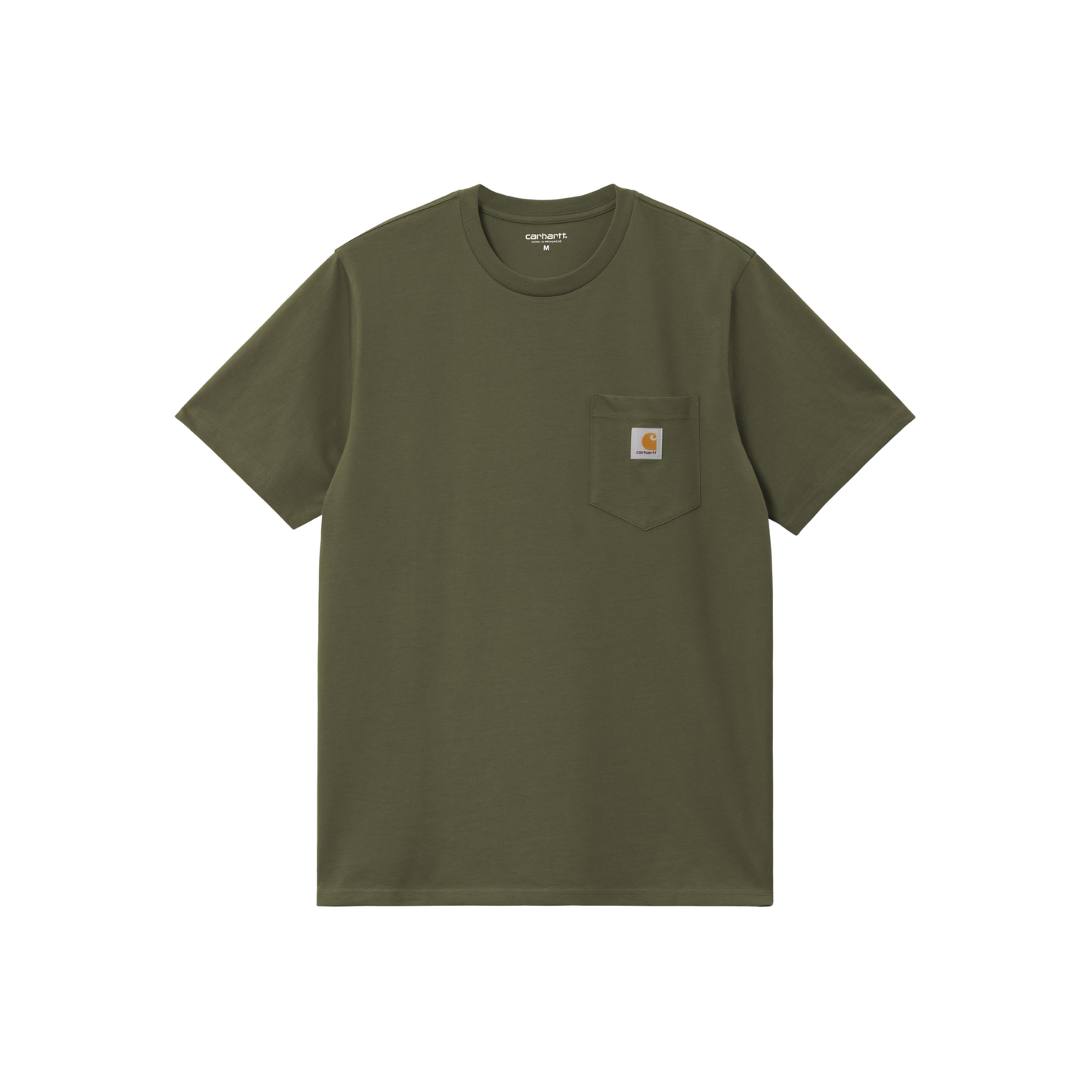 Carhartt K87 Heavyweight Pocket Tee Olive Front
