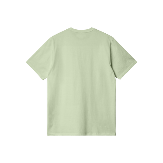 Carhartt K87 Heavyweight Pocket Tee Tender Green Back