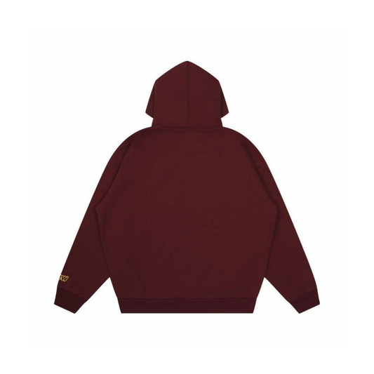 Drew House Mascot Oversized Hoodie Burgundy Back