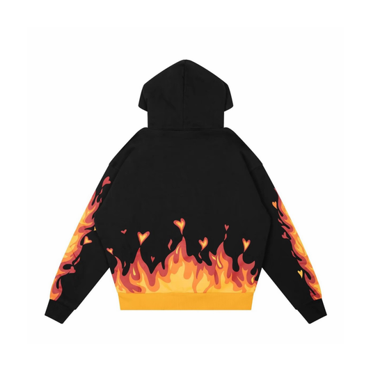 Drew House Secret Fire Hoodie Black Back