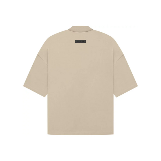 Fear of God Essentials Arch Logo Tee Dusty Beige SS23 Back