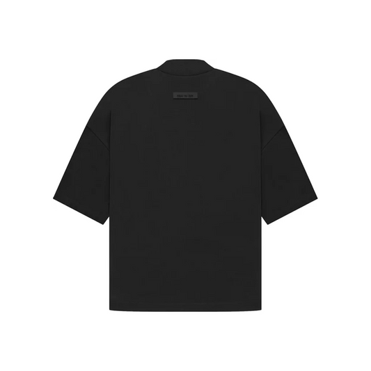 Fear of God Essentials Arch Logo Tee Jet Black SS23 Back