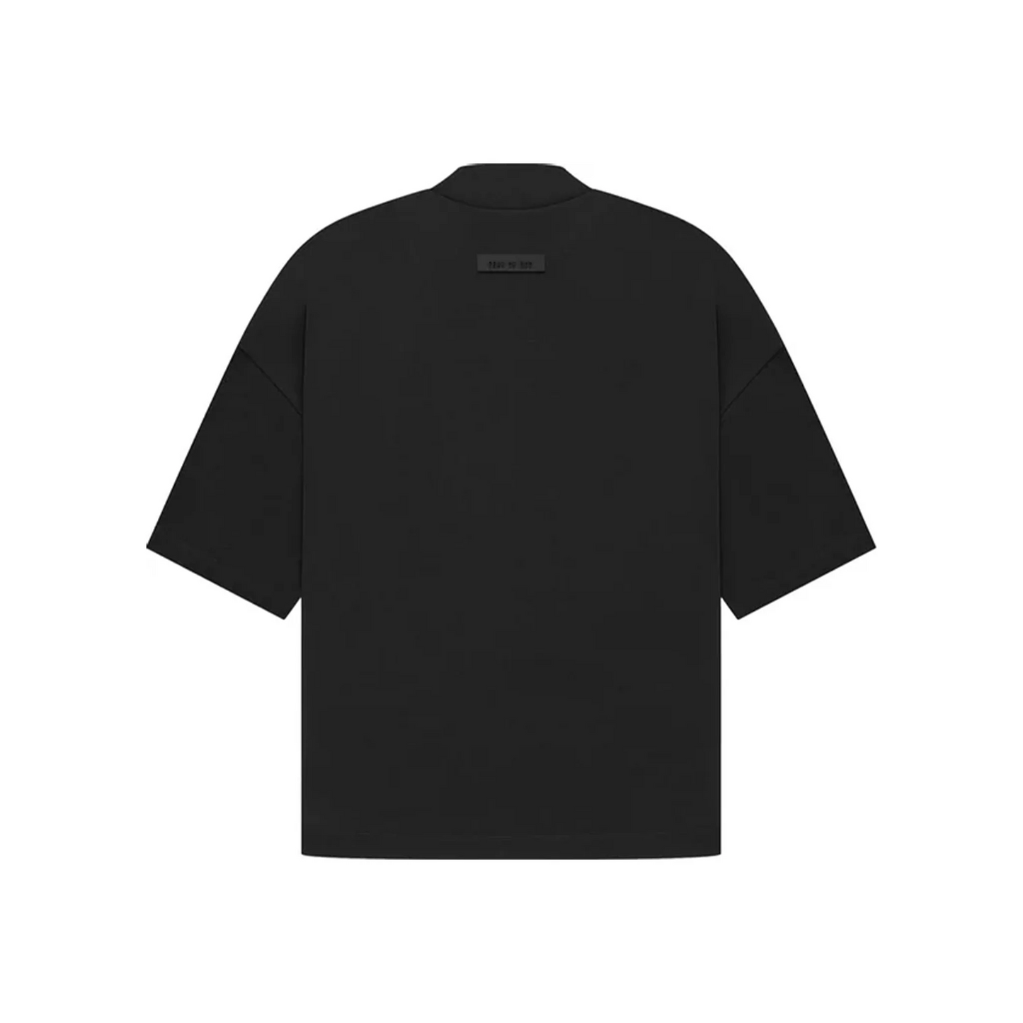 Fear of God Essentials Arch Logo Tee Jet Black SS23 Back