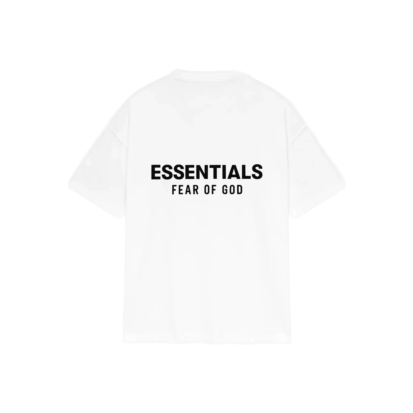 Fear of God Essentials Classic Fit Tee Bright White SS25 Back