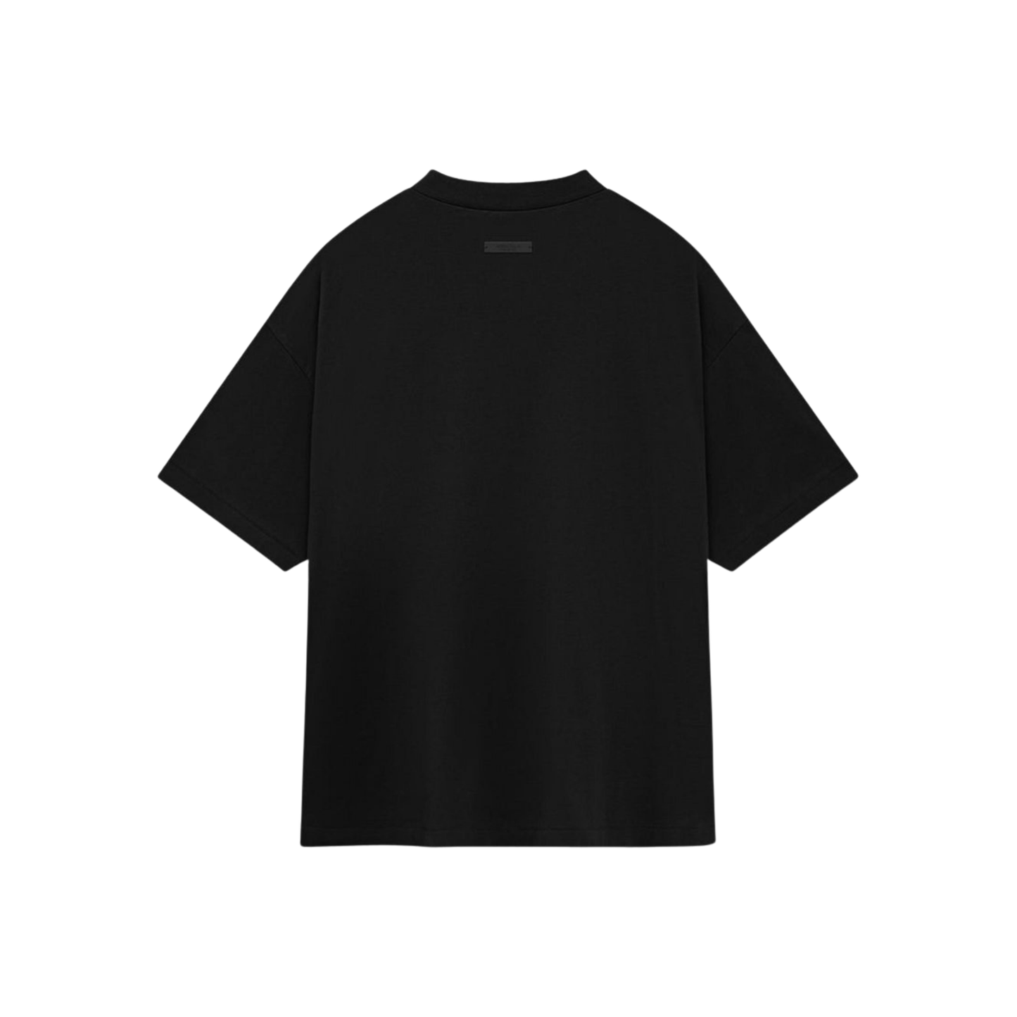 Fear of God Essentials Collegiate Jersey Crewneck Tee Black FW24 Back