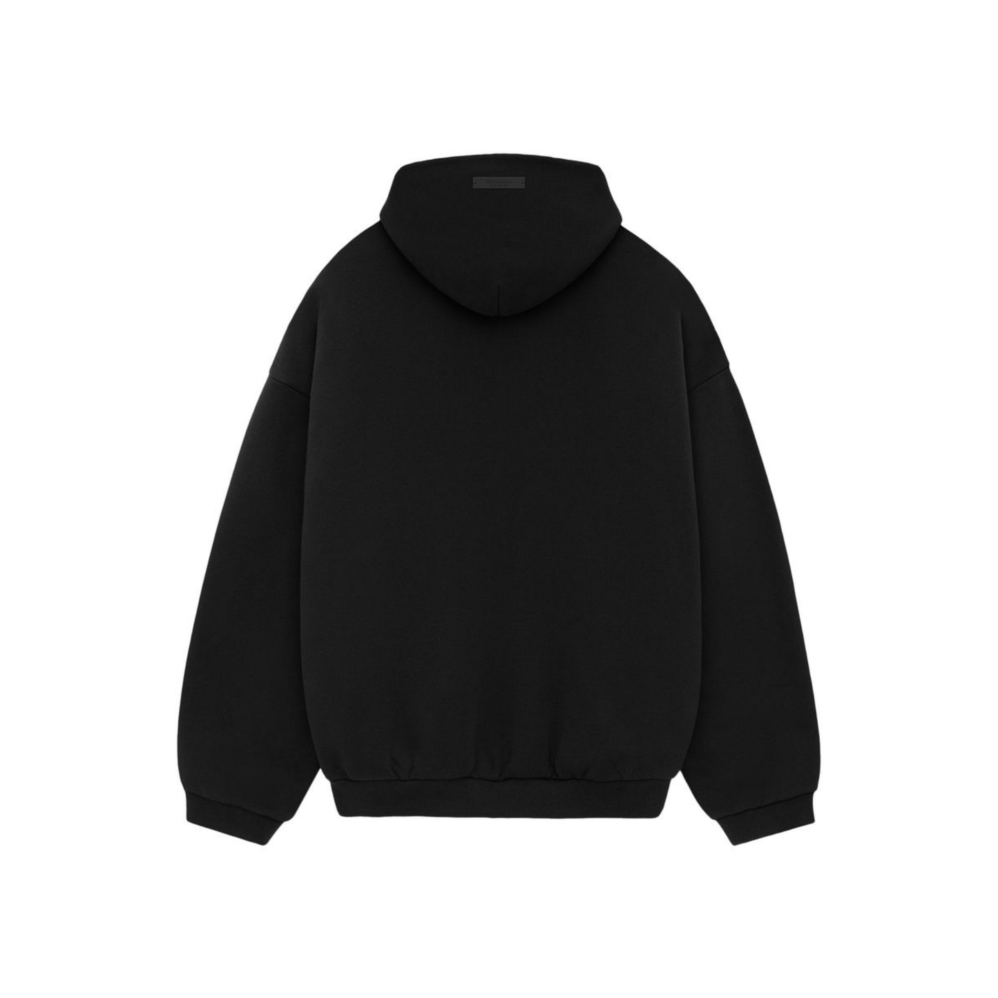 Fear of God Essentials Fleece Hoodie II Black FW24 Back