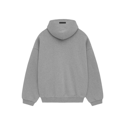 Fear of God Essentials Fleece Hoodie II Dark Heather FW24 Back