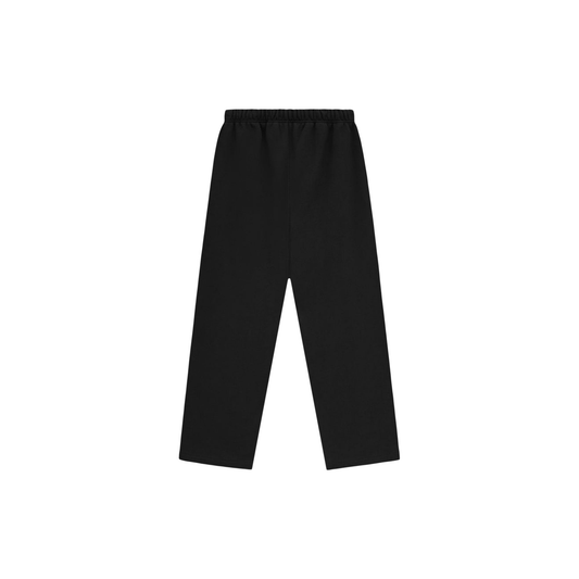 Fear of God Essentials Fleece Relaxed Sweatpants Black FW24 Back