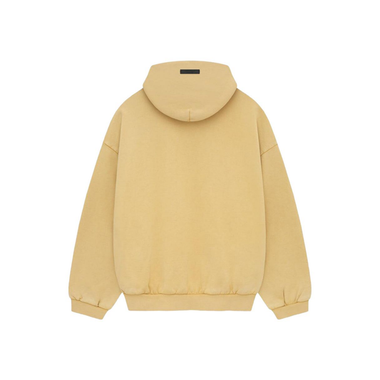 Fear of God Essentials Heavy Fleece Hoodie Amber FW24 Back