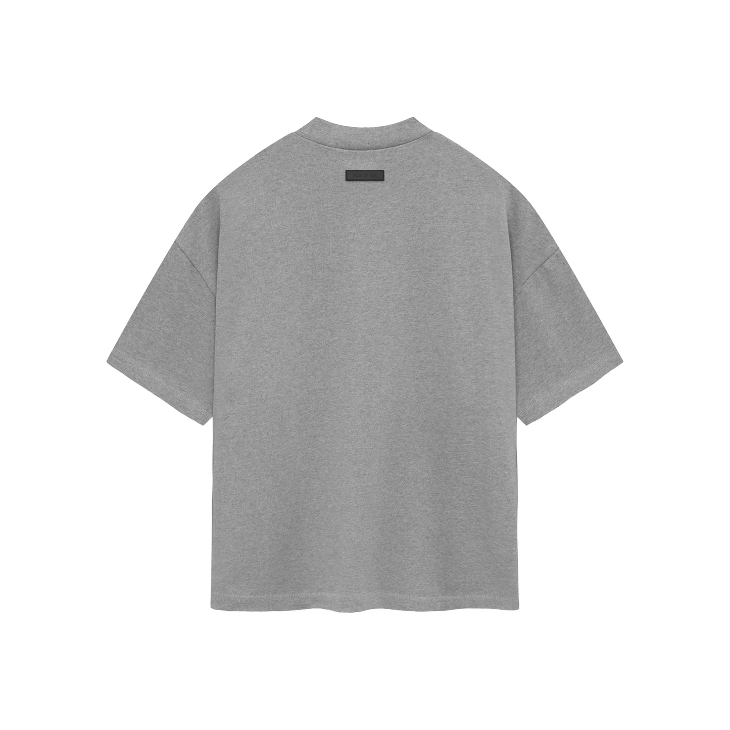 Fear of God Essentials Heavy Jersey Tee Dark Heather Oatmeal FW23 Back