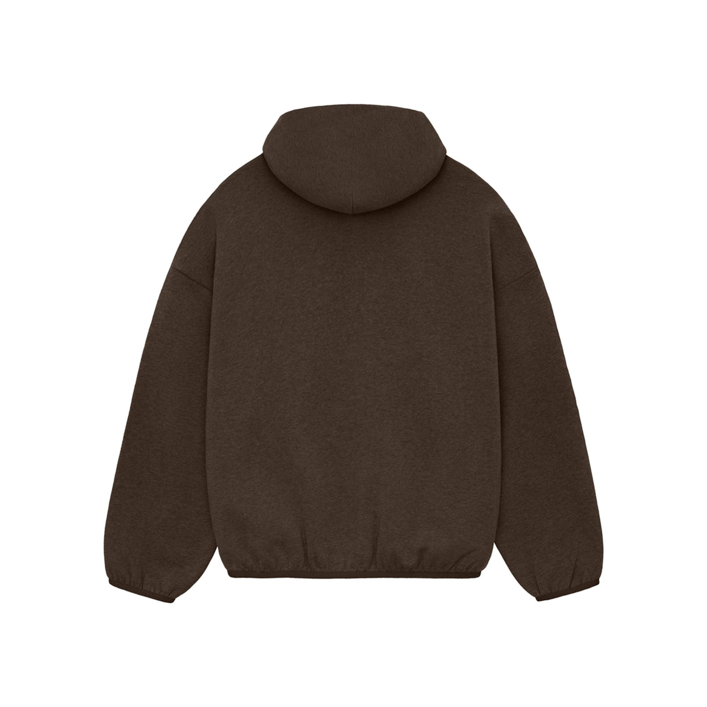 Fear of God Essentials Hoodie Heather Wood SS24 Back