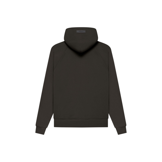 Fear of God Essentials Hoodie Off Black FW22 Back