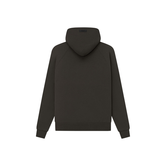 Fear of God Essentials Hoodie Off Black SS23 Back