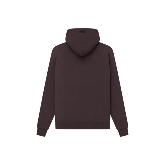 Fear of God Essentials Hoodie Plum SS23 Back