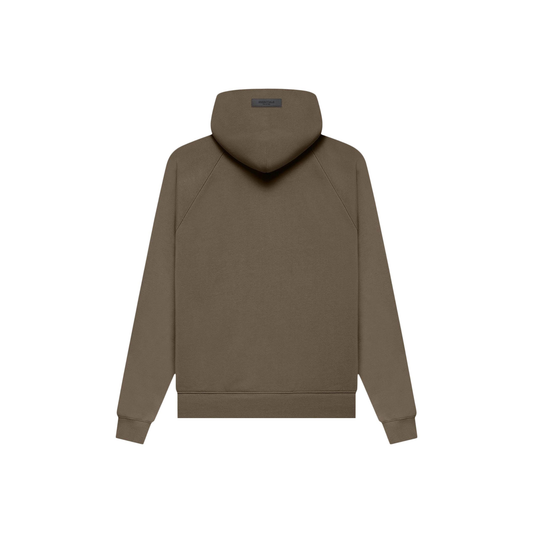 Fear of God Essentials Hoodie Wood FW22 Back