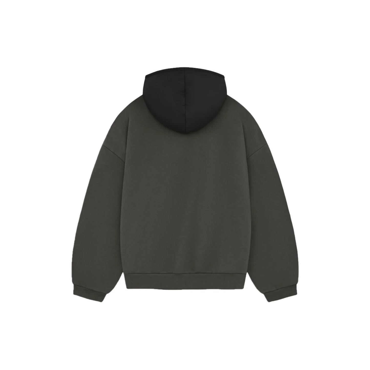 Fear of God Essentials Nylon Fleece Hoodie Ink Jet Black SS24 Back