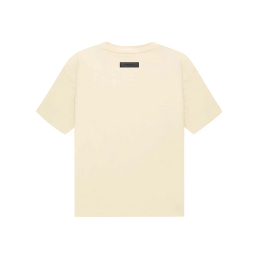 Fear of God Essentials Short Sleeve Tee Egg Shell FW22 Back