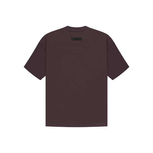 Fear of God Essentials Short Sleeve Tee Plum FW22 Back