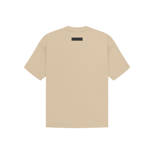 Fear of God Essentials Short Sleeve Tee Sand FW22 Back