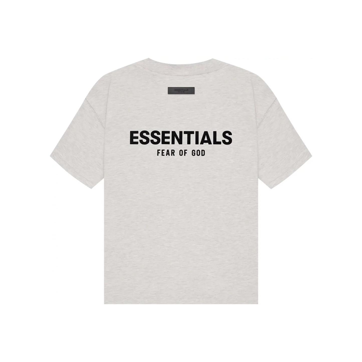 Fear of God Essentials Tee Light Oatmeal SS22 Back