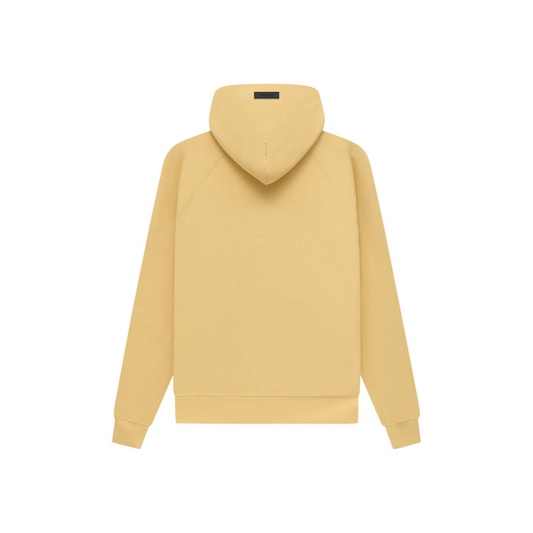 Fear of God Essentials Waffle Raglan Hoodie Light Tuscan SS23 Back
