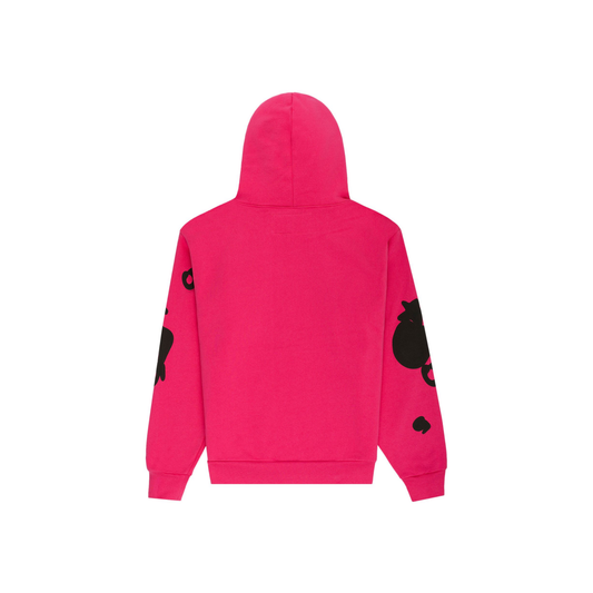 Sp5der Beluga Hoodie Pink Back