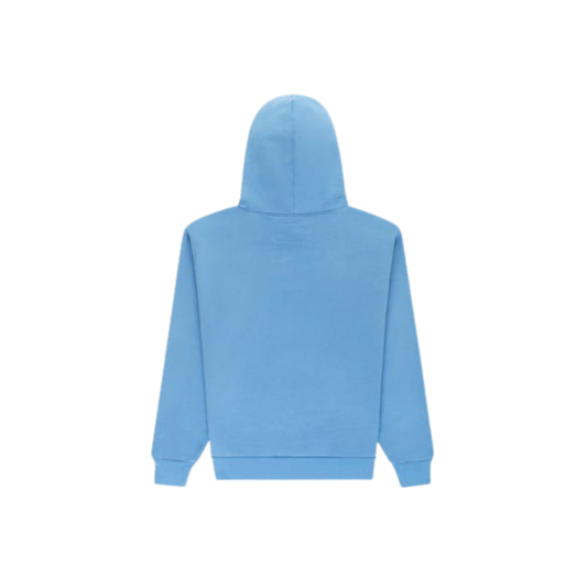 Sp5der OG Web V2 Hoodie Dusty Blue Back